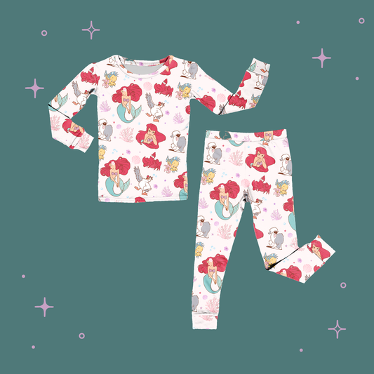 Mermaid 2pc L/S Toddler PJs