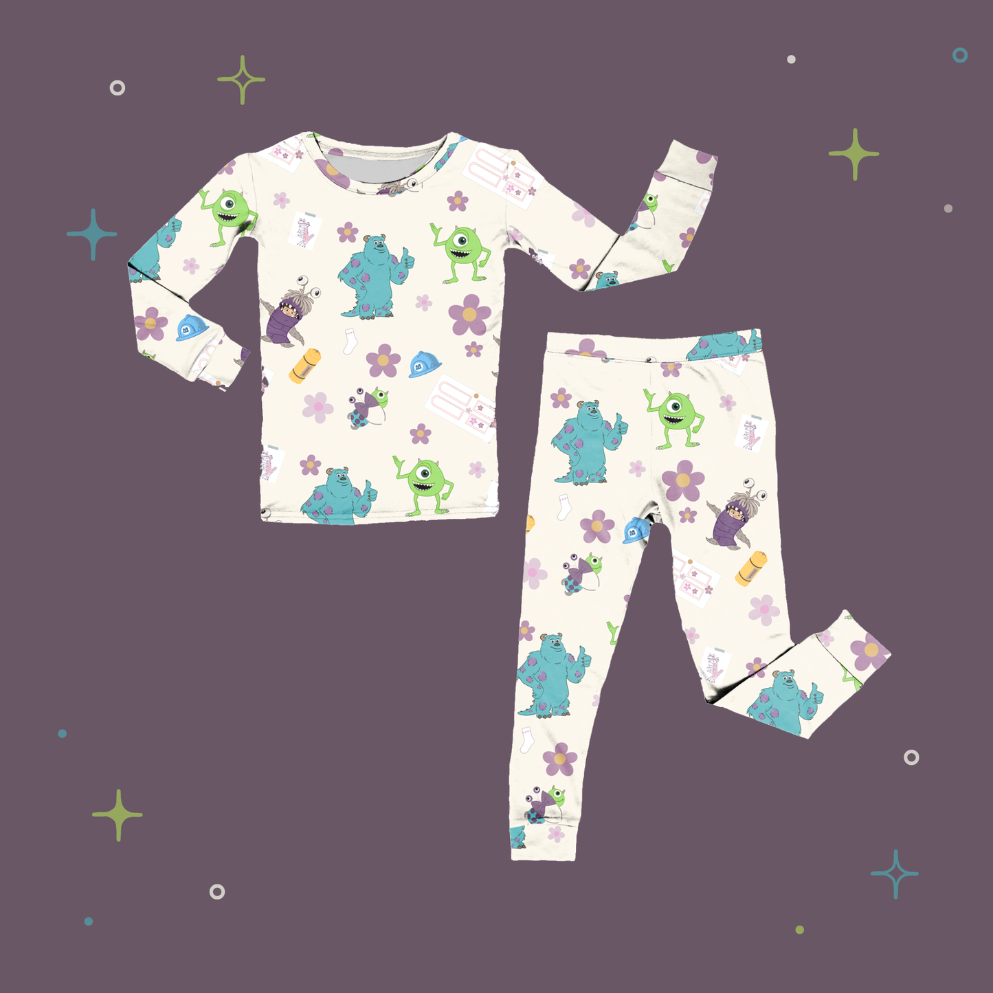 Scare Team 2pc L/S Toddler PJs