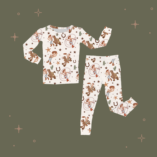 Cowboy 2pc L/S Toddler PJs